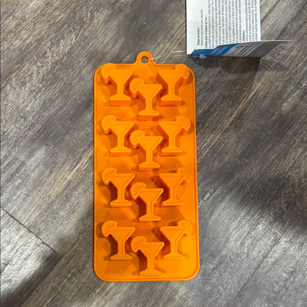 Orange Cocktail Glass Ice Mold